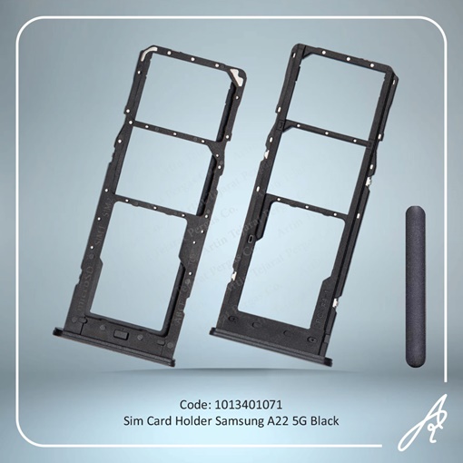 تصویر  SIM HOLDER A22 5G BLACK SAM