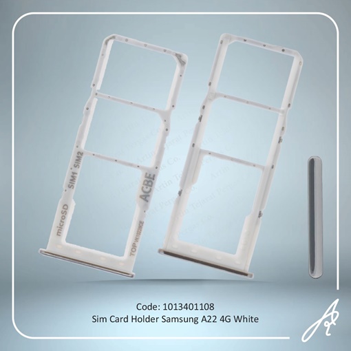 تصویر  SIM HOLDER A22 4G WHITE SAM