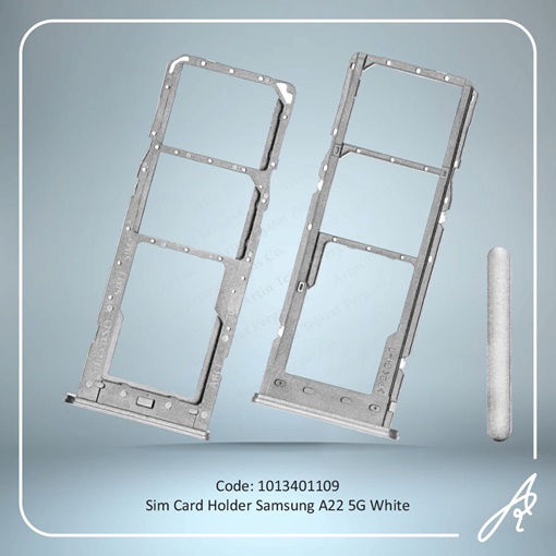 تصویر  SIM HOLDER A22 5G WHITE SAM
