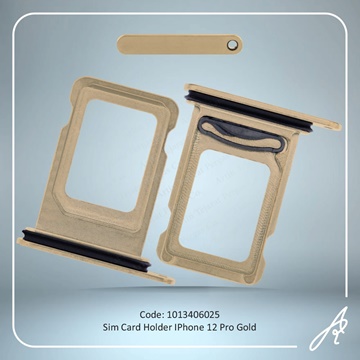 تصویر SIM HOLDER 12 PRO GOLD IPHONE