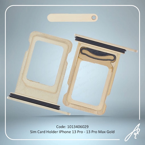 تصویر  SIM HOLDER 13 PRO-13 PRO MAX GOLD IPHONE
