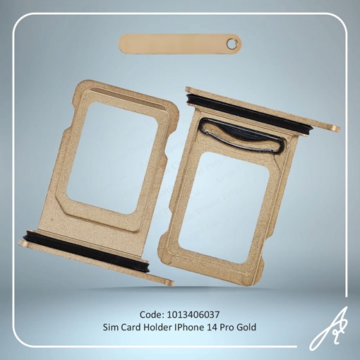 تصویر  SIM HOLDER 14 PRO GOLD IPHONE