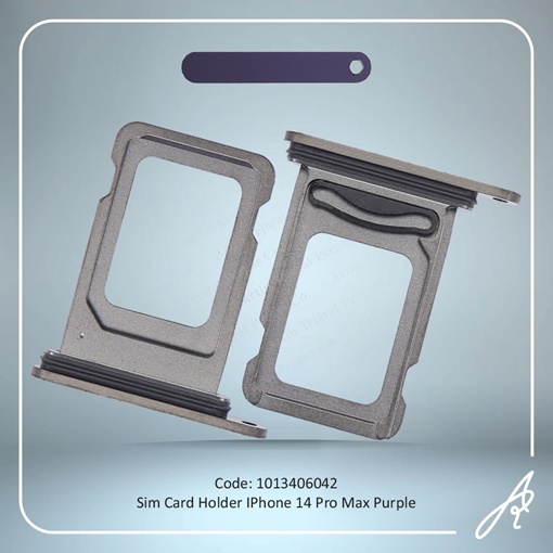 تصویر  SIM HOLDER 14 PRO MAX PURPLE IPHONE