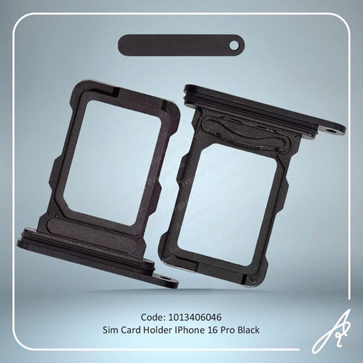 تصویر  SIM HOLDER 16 PRO BLACK IPHONE