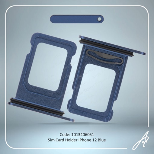 تصویر  SIM HOLDER 12 BLUE IPHONE