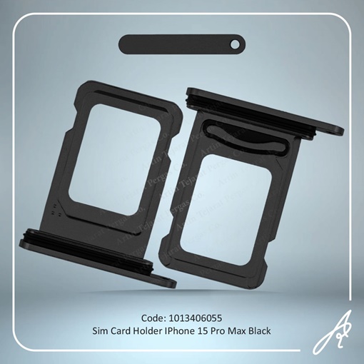 تصویر  SIM HOLDER 15 PRO MAX BLACK IPHONE