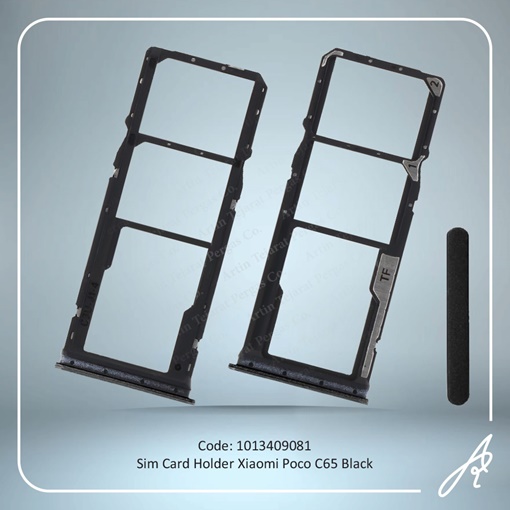 تصویر  SIM HOLDER POCO C65 BLACK XIAO