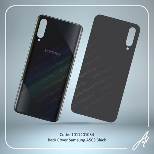 تصویر  BACK COVER A50S BLACK SAM