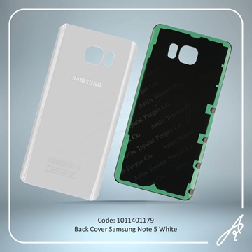 تصویر BACK COVER NOTE 5 WHITE SAM