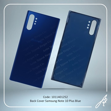 تصویر BACK COVER NOTE 10 PLUS BLUE SAM