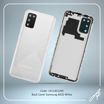تصویر BACK COVER A02S WHITE SAM