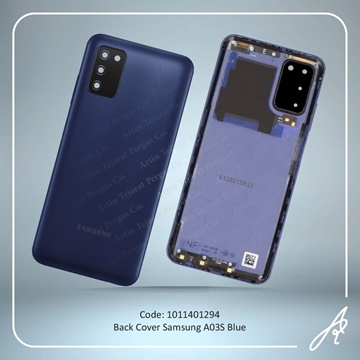 تصویر BACK COVER A03S BLUE SAM
