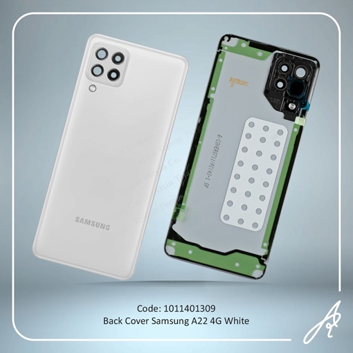 تصویر  BACK COVER A22 4G WHITE SAM