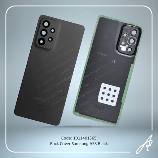 تصویر  BACK COVER A53 BLACK SAM