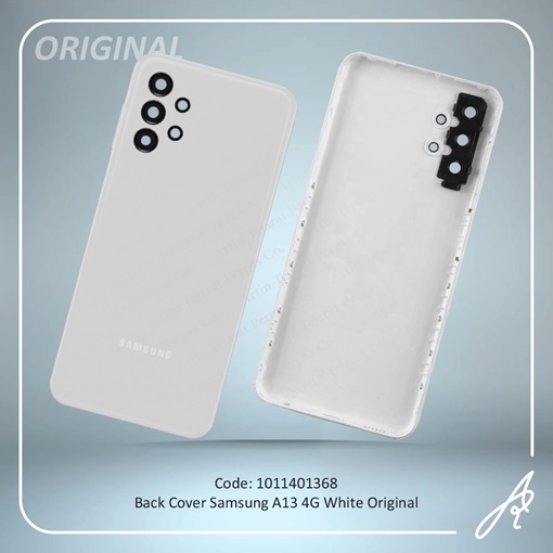 تصویر  BACK COVER A13 4G ORG WHITE SAM