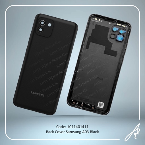 تصویر  BACK COVER A03 BLACK SAM