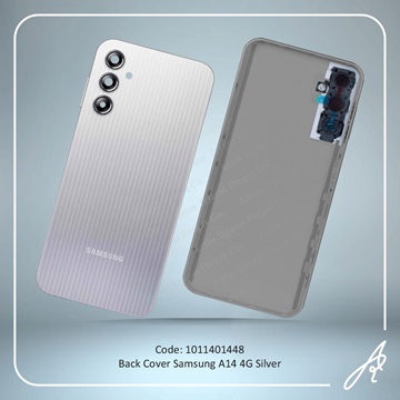 تصویر BACK COVER A14 4G SILVER SAM