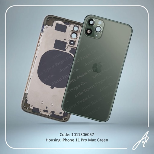 تصویر  HOUSING 11 PRO MAX GREEN IPHONE