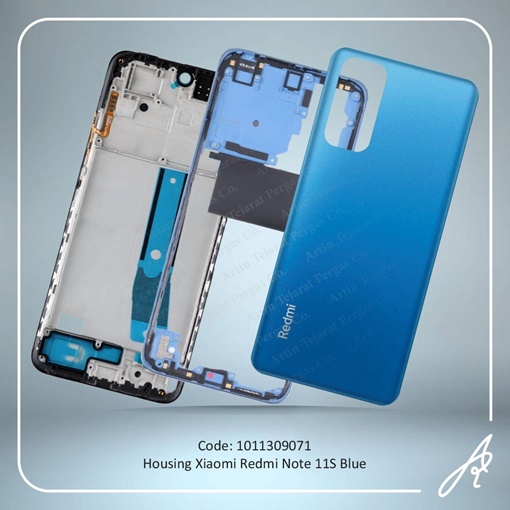 تصویر  HOUSING REDMI NOTE 11S BLUE XIAO