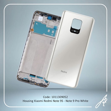تصویر HOUSING REDMI NOTE 9S-NOTE 9 PRO WHITE XIAO